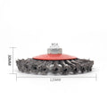 Set of 6 Steel Wire Brushes for Grinder (100mm/115mm/125mm) 12500rpm