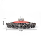 Set of 6 Steel Wire Brushes for Grinder (100mm/115mm/125mm) 12500rpm