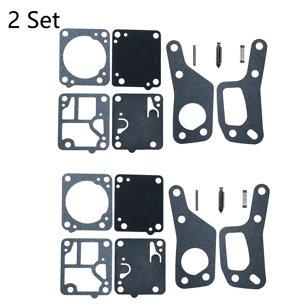 Set of 2 Carburetor Repair Kits for Zama RB19 McCulloch Mini Mac (110–140)