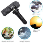 4X TPMS Tyre Pressure Sensor for Jeep Commander (2005–2015)