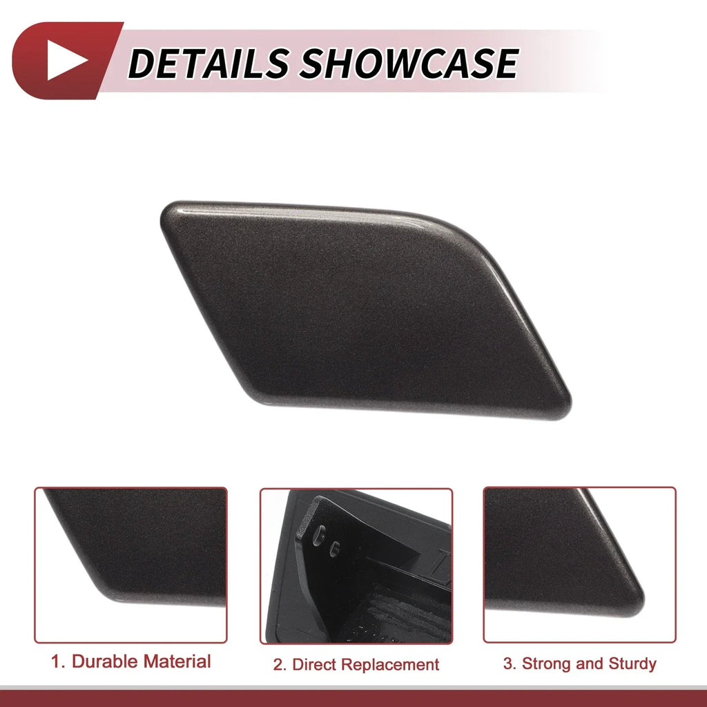 2x Front Left & Right Washer Nozzle Cover Caps for BMW X1 (2013-2015)