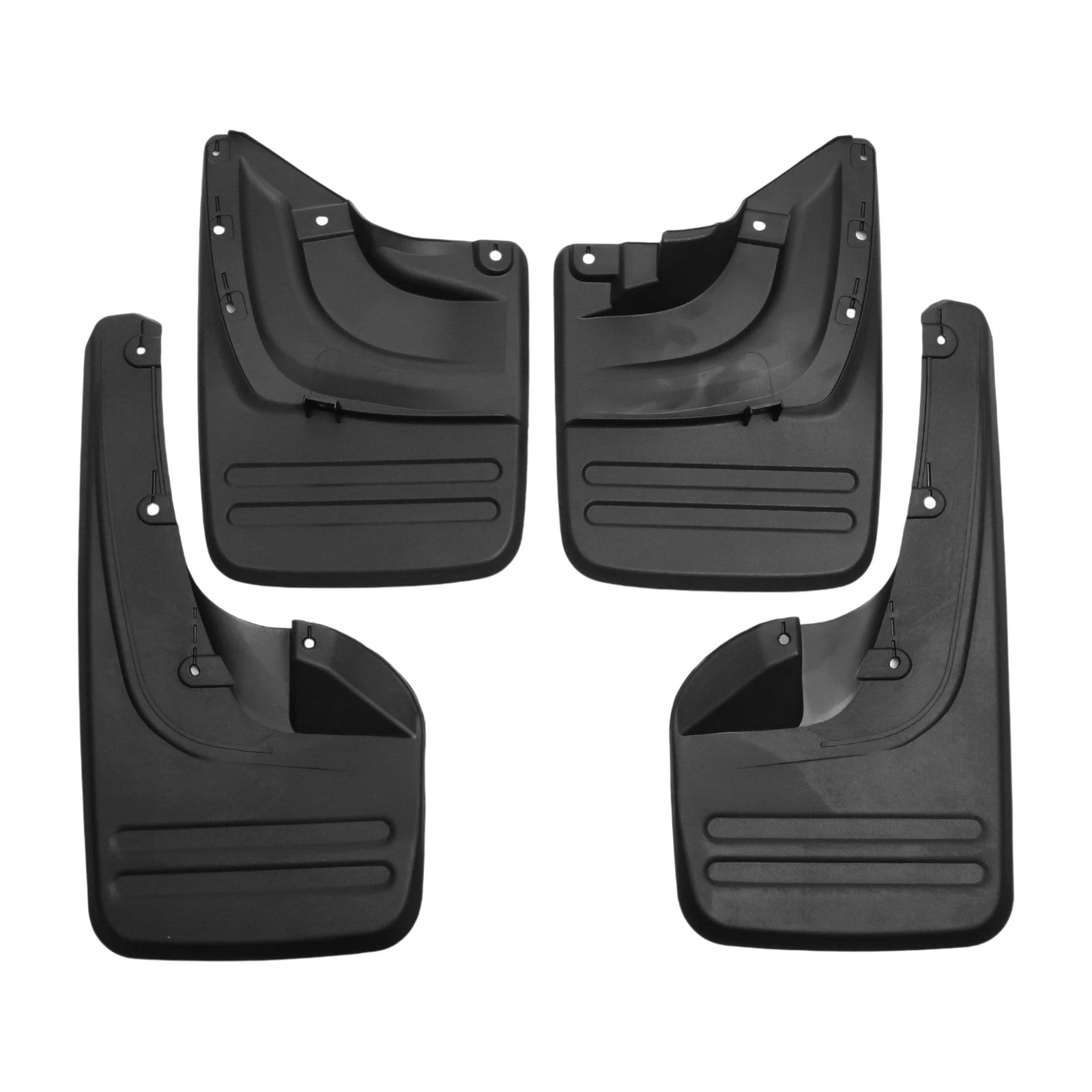 Set of 4 Mud Flaps Splash Guards for Toyota Fortuner (2010–2015)