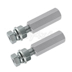 2X Quick Release Flag Pole Holder for ATV UTV Motorcycle Dirt Bike
