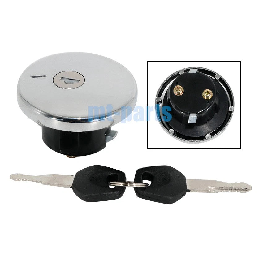 Set of 2 Fuel Gas Tank Cap Lock Keys for Suzuki VS1400 Intruder (1996–2004) / Boulevard S83 (2005–2009)