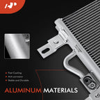 A/C Condenser with Oil Cooler & Bracket for Ford Explorer (2013-2019)