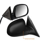 OE Style Powered Rear Side View Door Mirror Right for Chevy S10/GMC Sonoma (1994–1997)