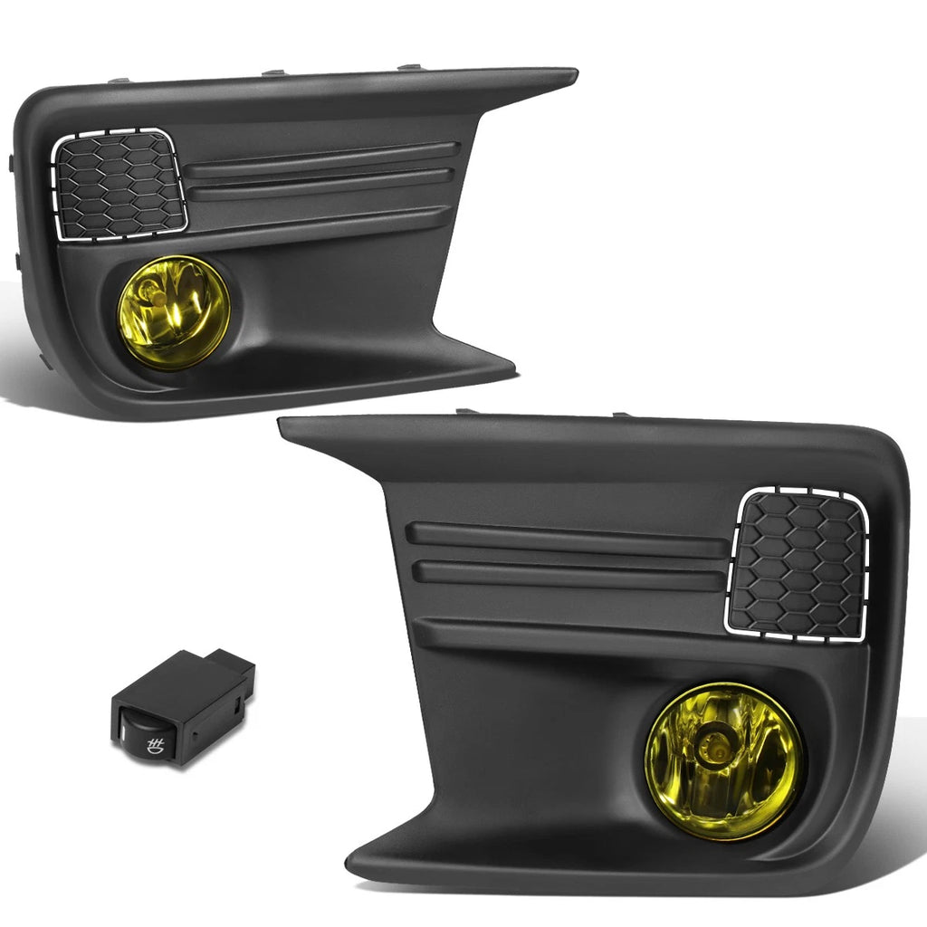 Pair of Amber Lens Fog Lights for Subaru WRX (2018–2019) - Includes Bezels & Switch