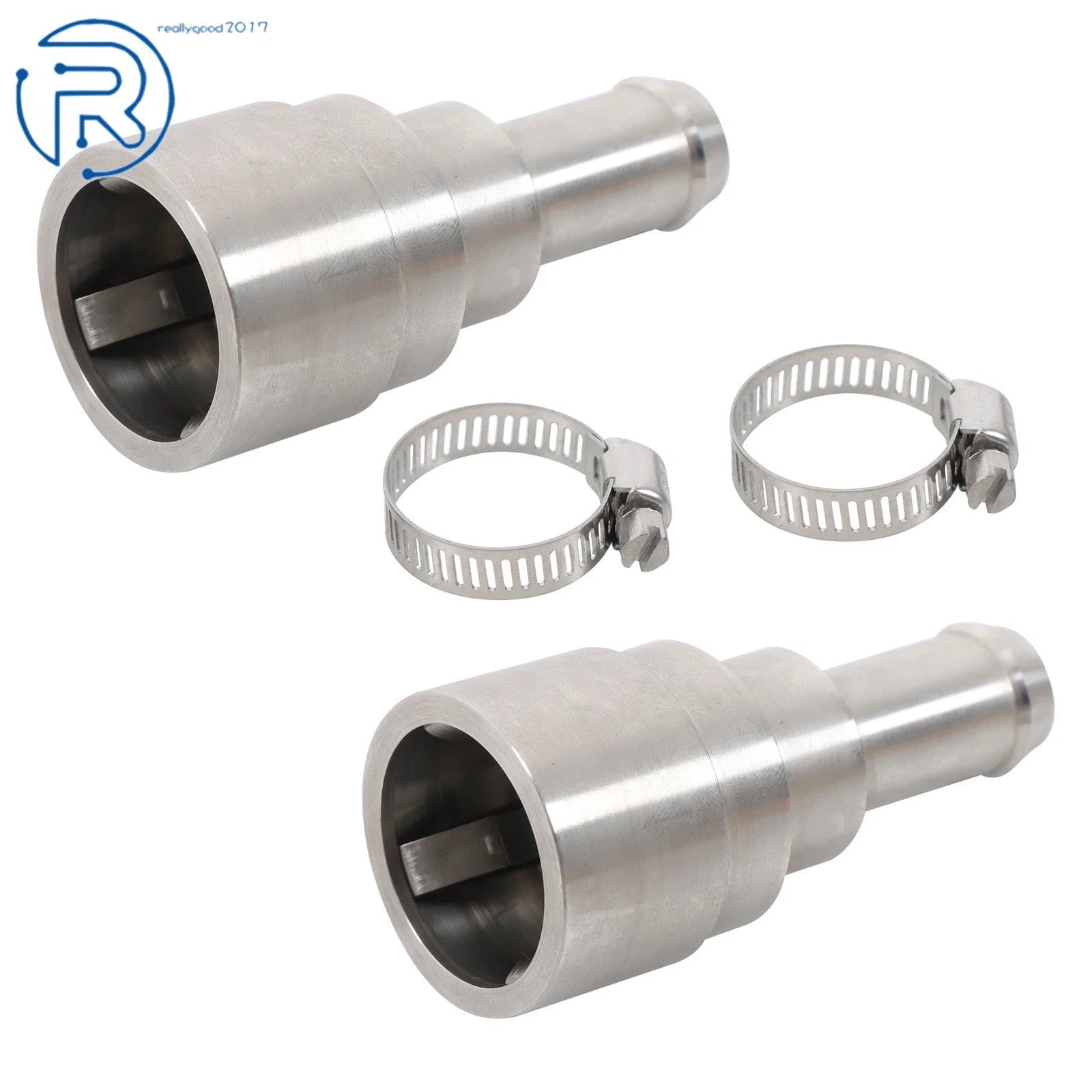 2X Heater Core Coolant Hose Connectors for Chevrolet Silverado Tahoe (1998–2014)