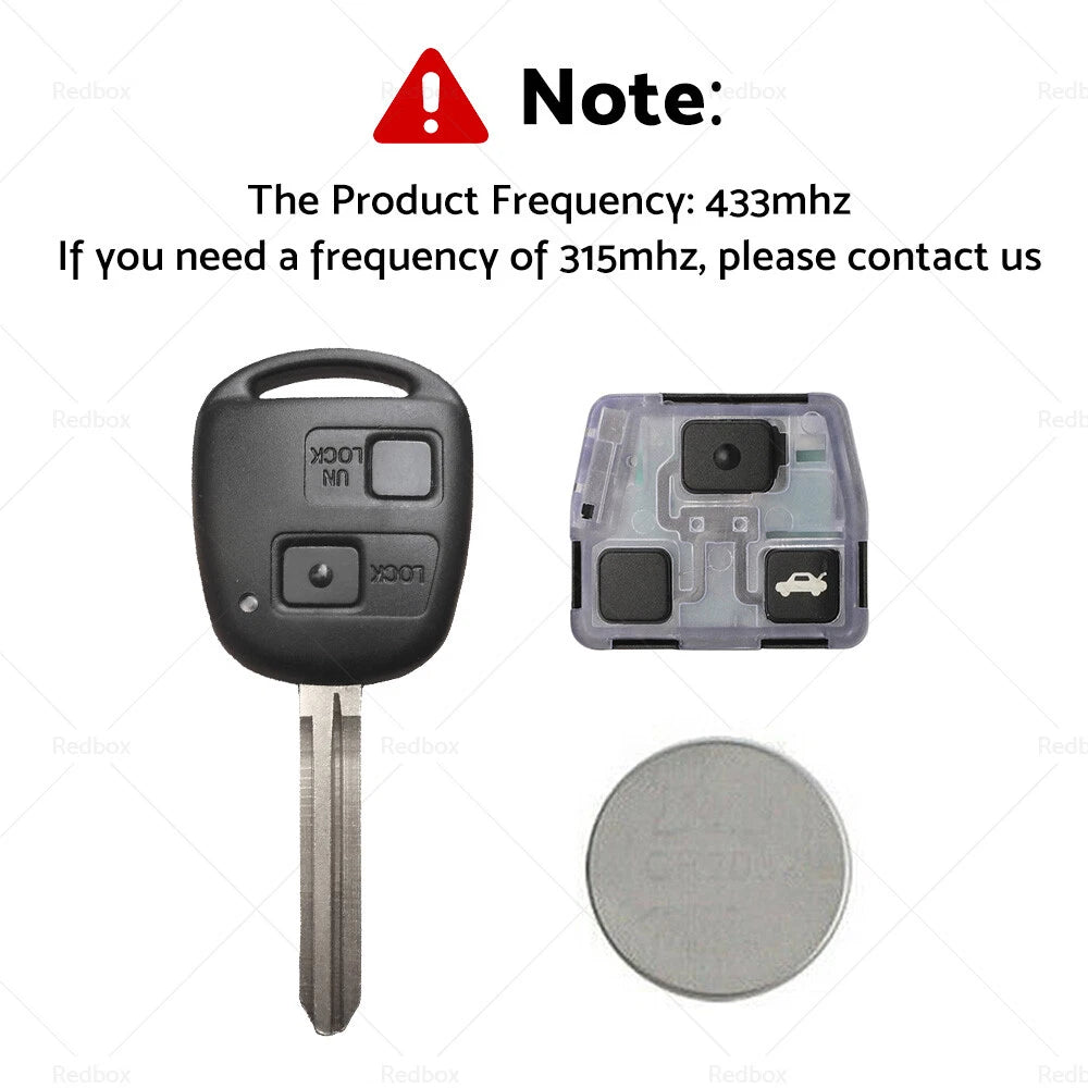 Remote Car Key 50171 4D-67 Chip for Toyota Prado 120 RAV4 Kluger Tarago (2003–2009)
