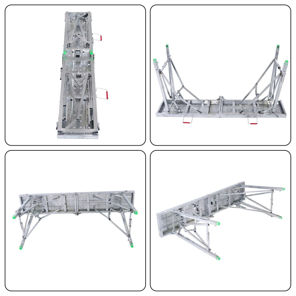 Portable Folding Scaffolding Platform Work Bench Ladder