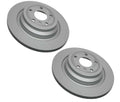 Set of 2 Rear Solid Brake Rotors for GLE300d GLE350 ML250 ML350 (Zimmermann)