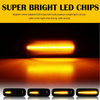 LED Side Marker Turn Signal Lamps for Honda Civic (1996–2000) - Smoke Amber