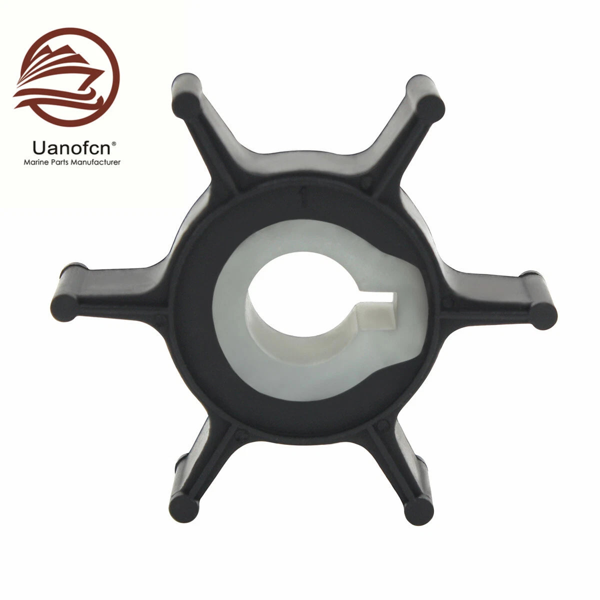 Water Pump Impeller for Yamaha 2HP (646-44352-01-00, P45, P2A, P2B, P2C, 18-3072)