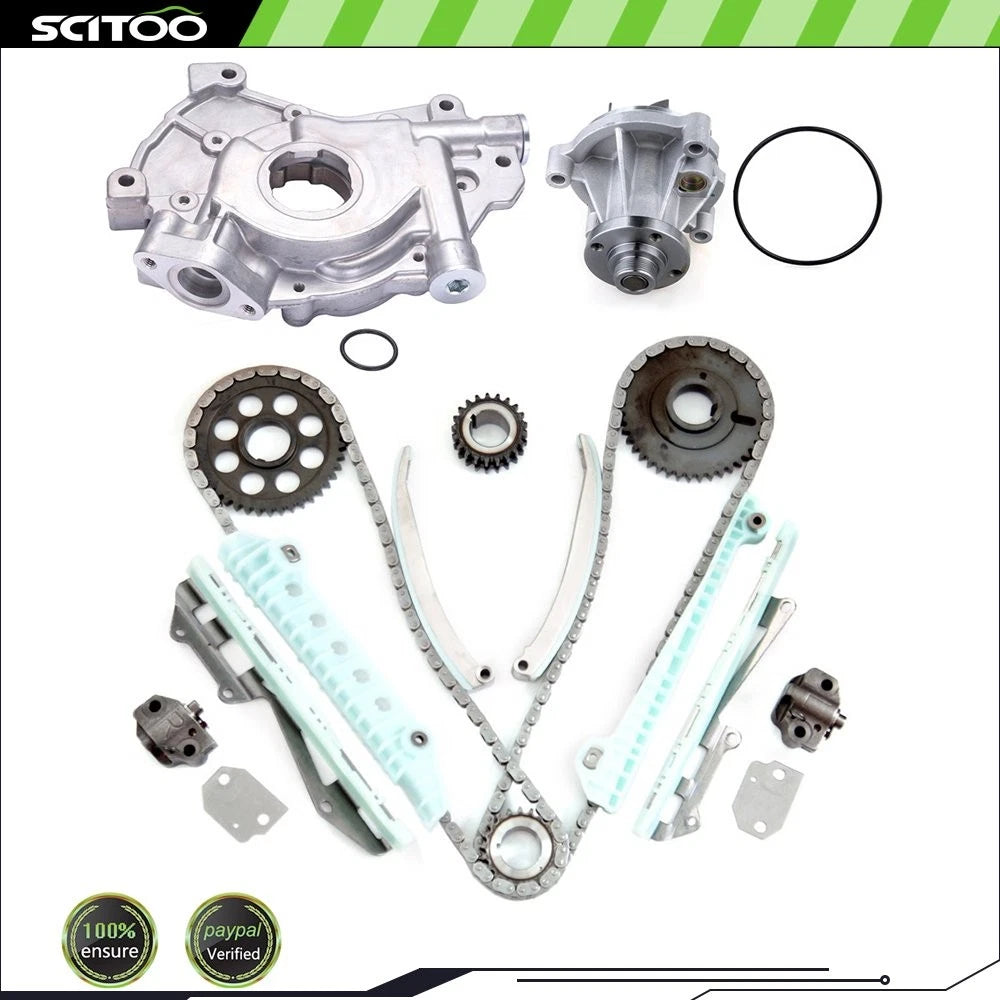 Timing Chain Kit with Water Oil Pump for Ford F-150 F-250 1997–2000 4.6L SOHC