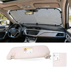 Sun Visor for Geely Boyue (2016–2023) Left with Makeup Mirror Light Beige