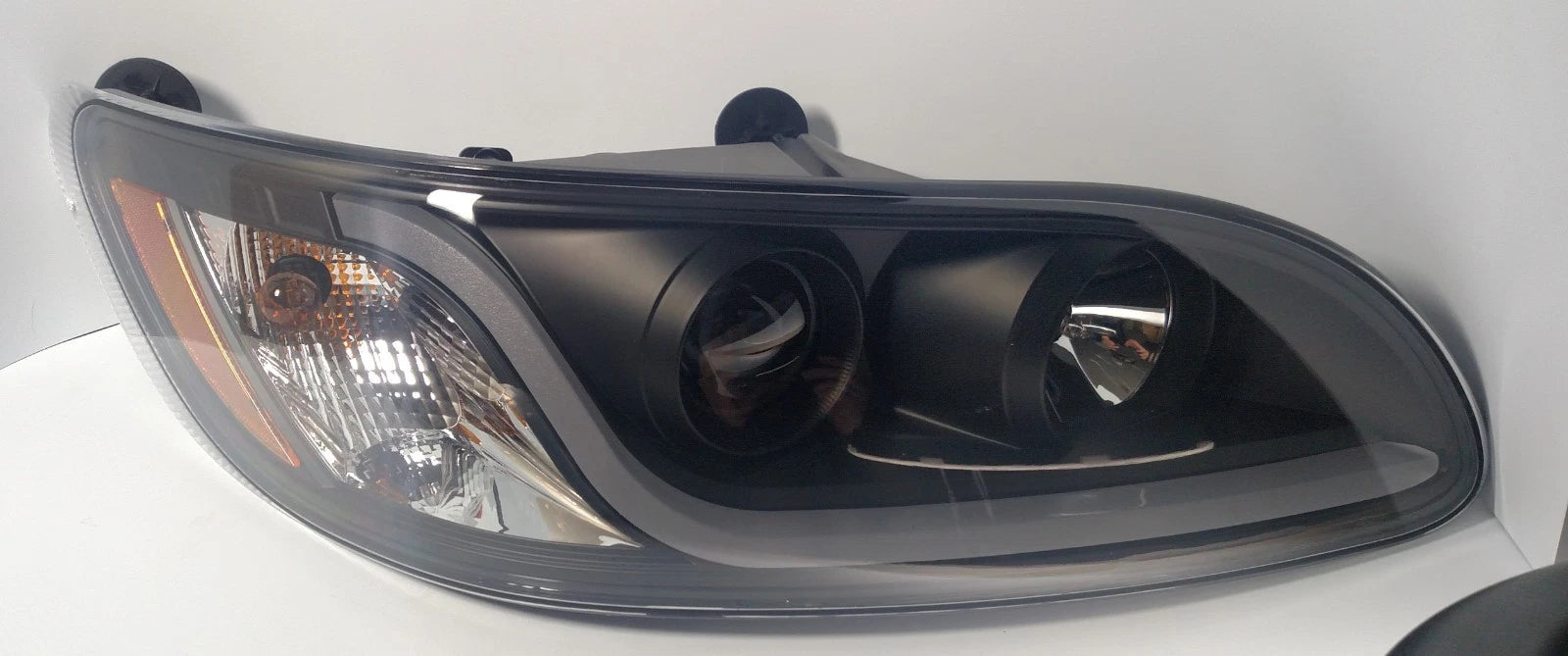 Headlight Assembly Black Dual Function LED for Peterbilt (2017–2025)