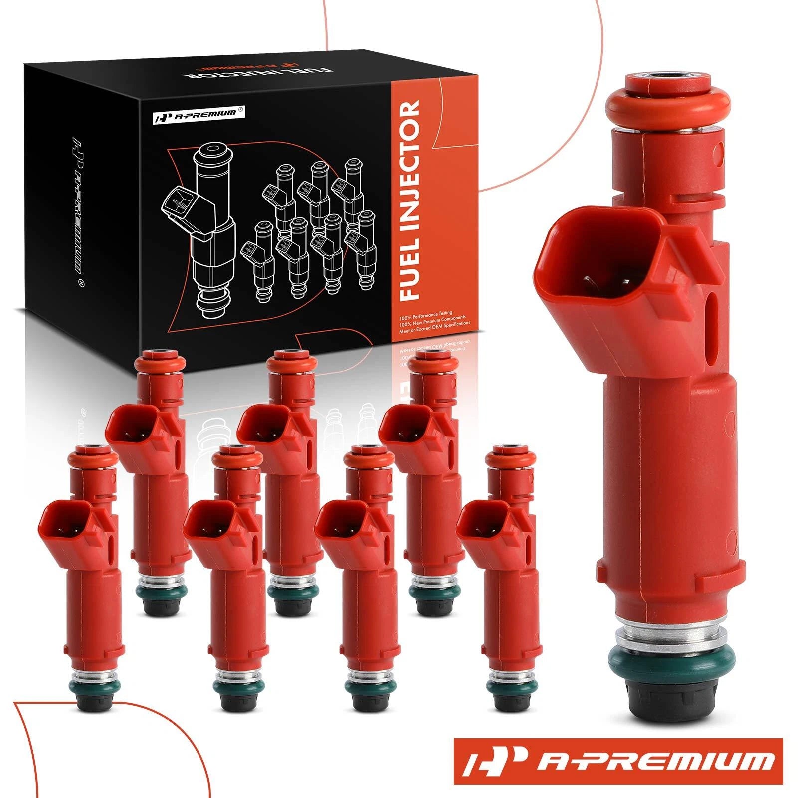 8x Fuel Injectors for Ford F-150 F-250 F-350 Super Duty (2010–2011)