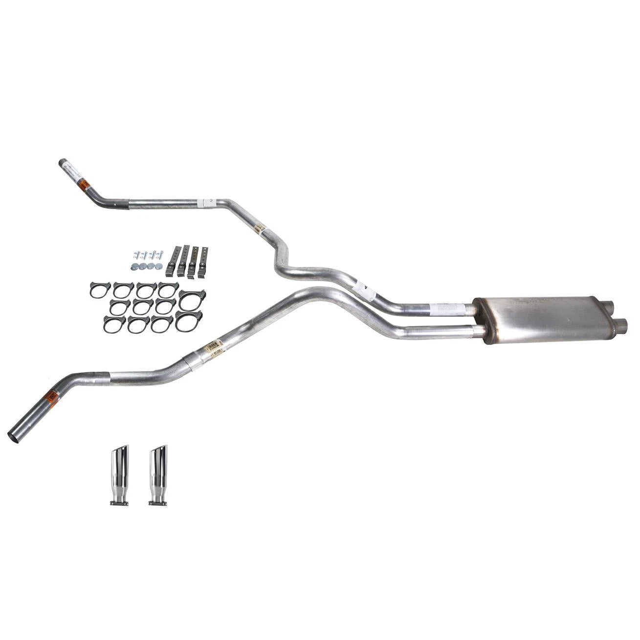 Dual Exhaust 2.5" Stainless Muffler Pipe for Tundra (2000–2007)