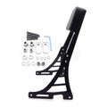 Black Flame Backrest Sissy Bar with Leather Pad for Harley Sportster (1200-883)