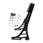 Black Flame Backrest Sissy Bar with Leather Pad for Harley Sportster (1200-883)