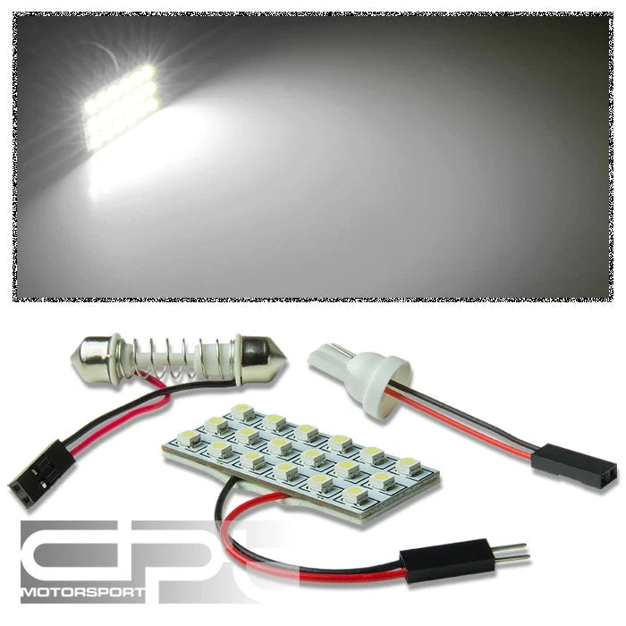 T10 18-SMD Bright White LED Bulb for Multiple Models (194/168/W5W)