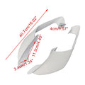 Front Side Winglets for Yamaha YZF R1 R1M (2021–2024) White
