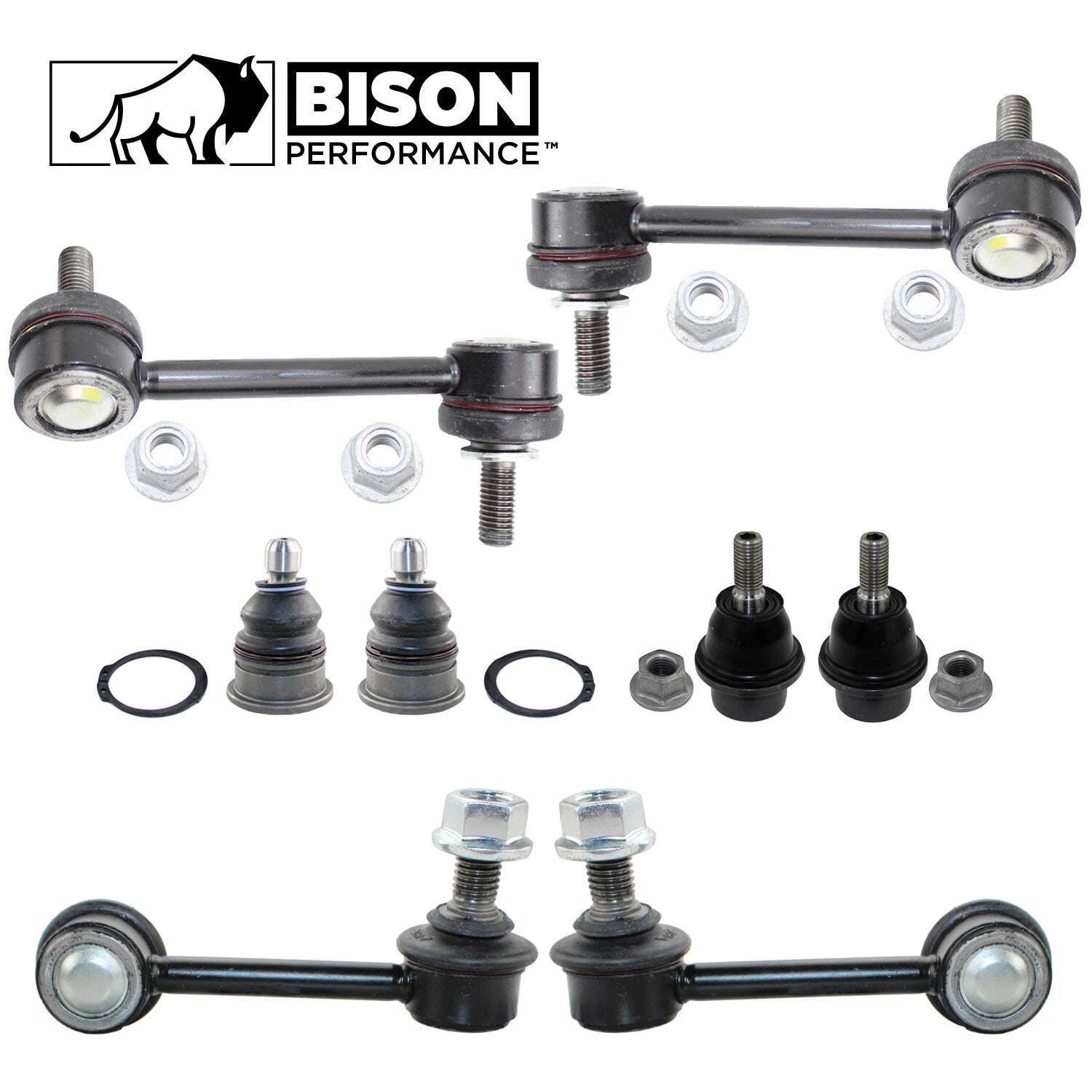 8pc Sway Bar Links & Ball Joints Kit for Buick GMC