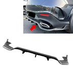 Rear Bumper Spoiler Lip for Mercedes Benz GLC Coupe 2023-2024 Carbon Look
