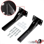 2X Welded Solid Steel Rear Bumper Bracket Support for Jeep Cherokee XJ (1986–2001)