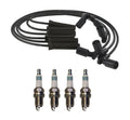 Denso 8mm Wire Set & 4 Iridium Power Spark Plugs for Mazda Tribute (2001–2007)