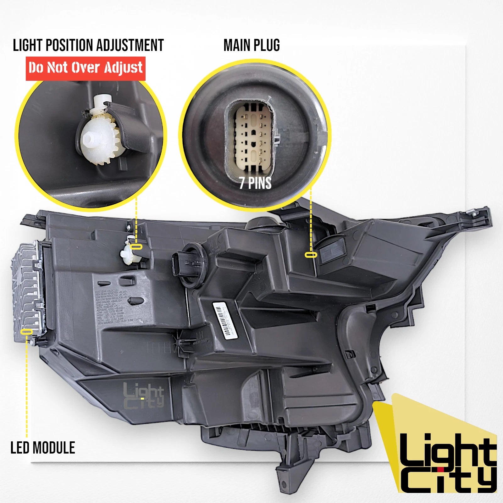 Full LED Headlight for GMC Terrain SLE/SLT (2022–2024) LH