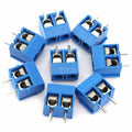 40pcs 2 Pin Screw Terminal Block Connector for Panel PCB Mount (5.08mm Pitch)
