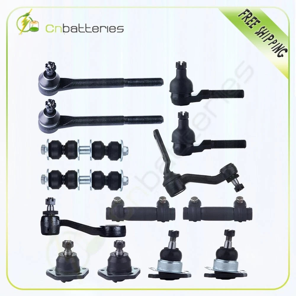 Set of 14 Front Suspension Kit for Chevrolet Blazer (1998–2005) Sway Bar Tie Rod