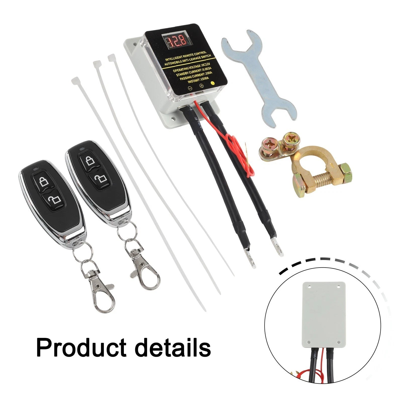 200A Isolator Switch & Remote Control for Automotive Electrical System