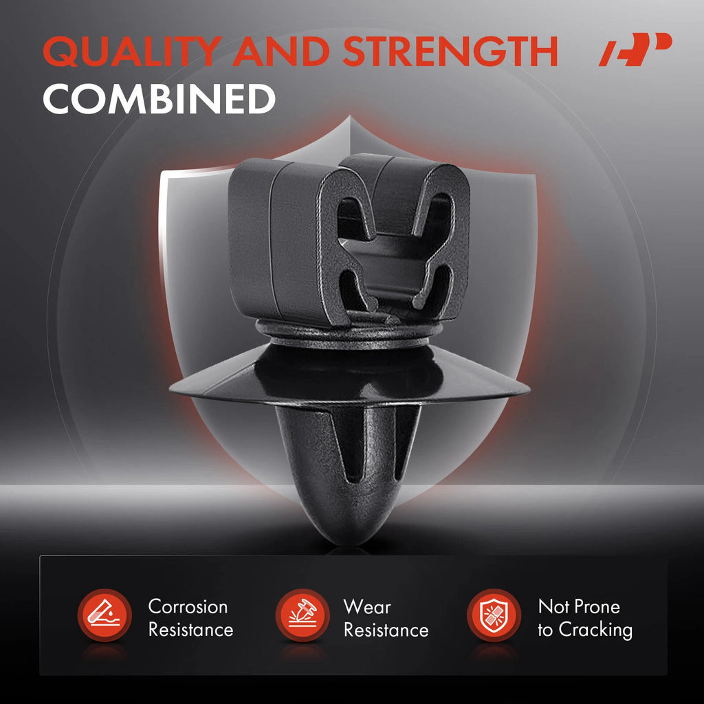 30Pcs 8mm Nylon Hood Release Cable Retainer for Chevy