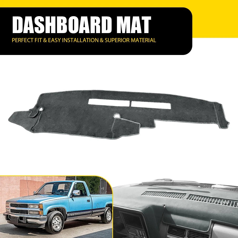 Dash Cover for Chevy Silverado C1500 C2500 3500 (1988–1994) - Gray