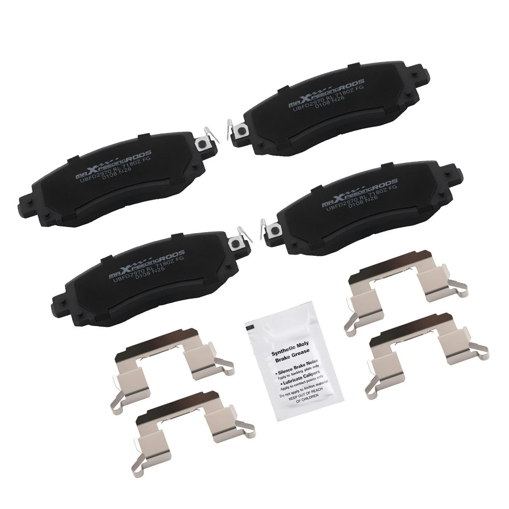 Set of 4 Front Ceramic Brake Pads for Subaru Crosstrek WRX (2018–2025)