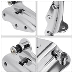 Chrome 4 Point Docking Hardware Kit for Harley Touring Electra Glide (2009–2013)
