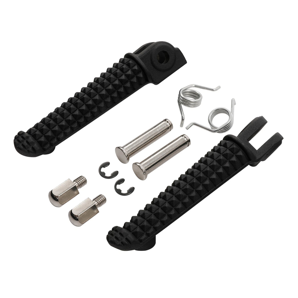 Front Rider Footpegs Footrests for Yamaha YZF R1 (1998–2025) YZF-R6 (1999–2020)