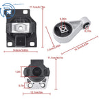 3X Engine Motor & Trans Mount Set for Ford Focus (2005–2007) L4 2.0L 2.3L