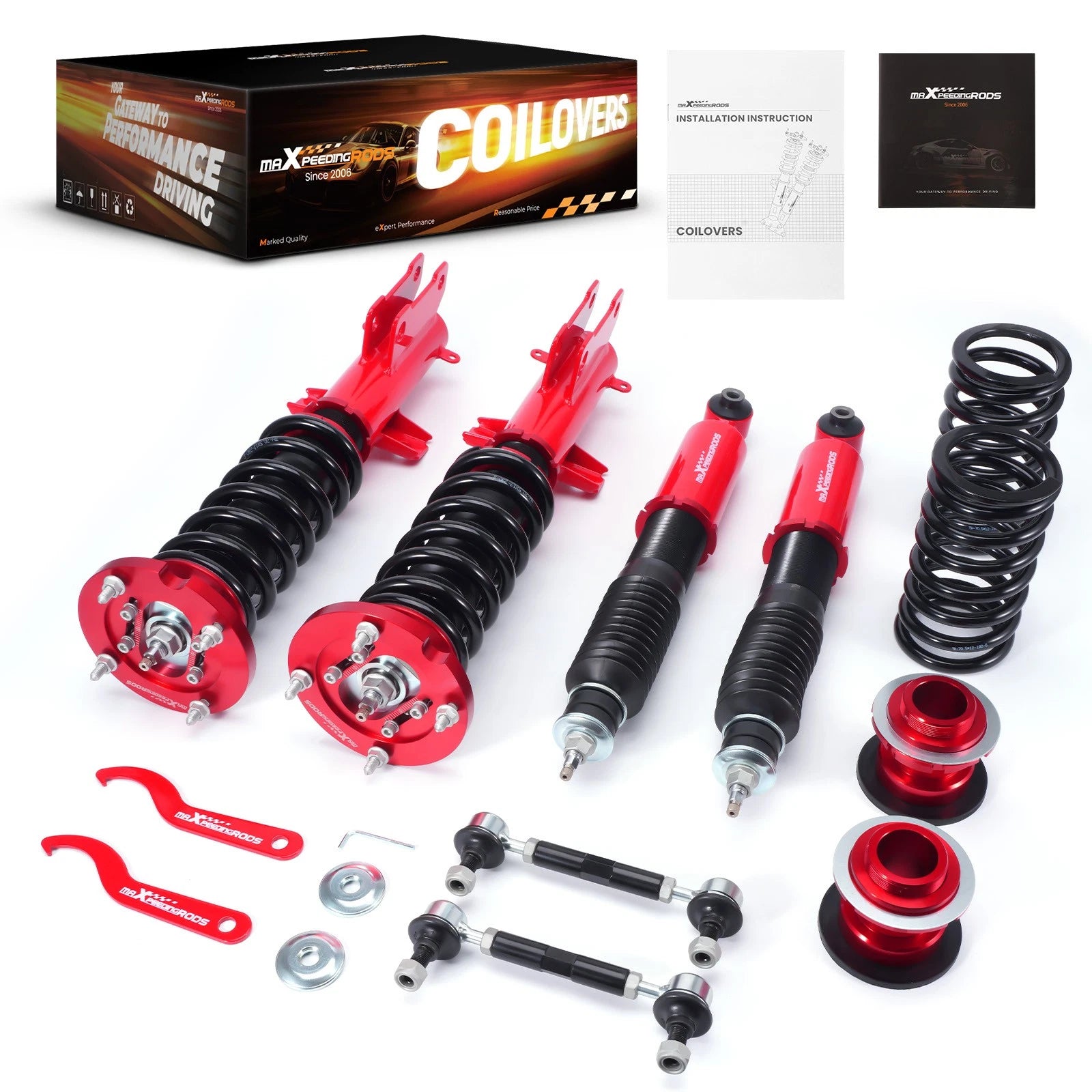 Coilovers 24 Way Damper Suspension Kit for Ford Mustang (2005–2014)