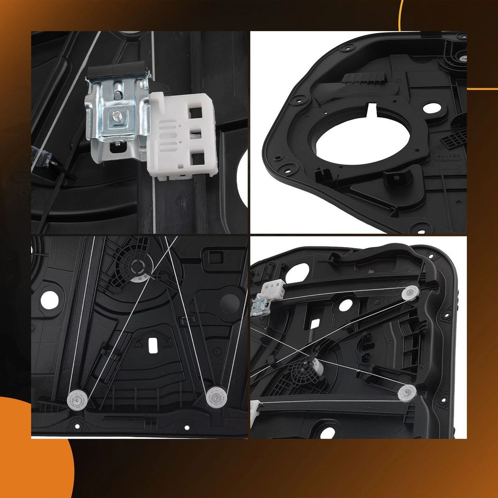 Power Window Regulator w/o Motor Front Left for Hyundai Tucson (2016–2021)