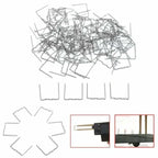Pre-Cut Flat Staples 100pcs 0.6mm for Car Auto