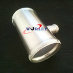 2.25" Blow Off Valve Adapter Aluminum T-Pipe for 25mm ID BOV