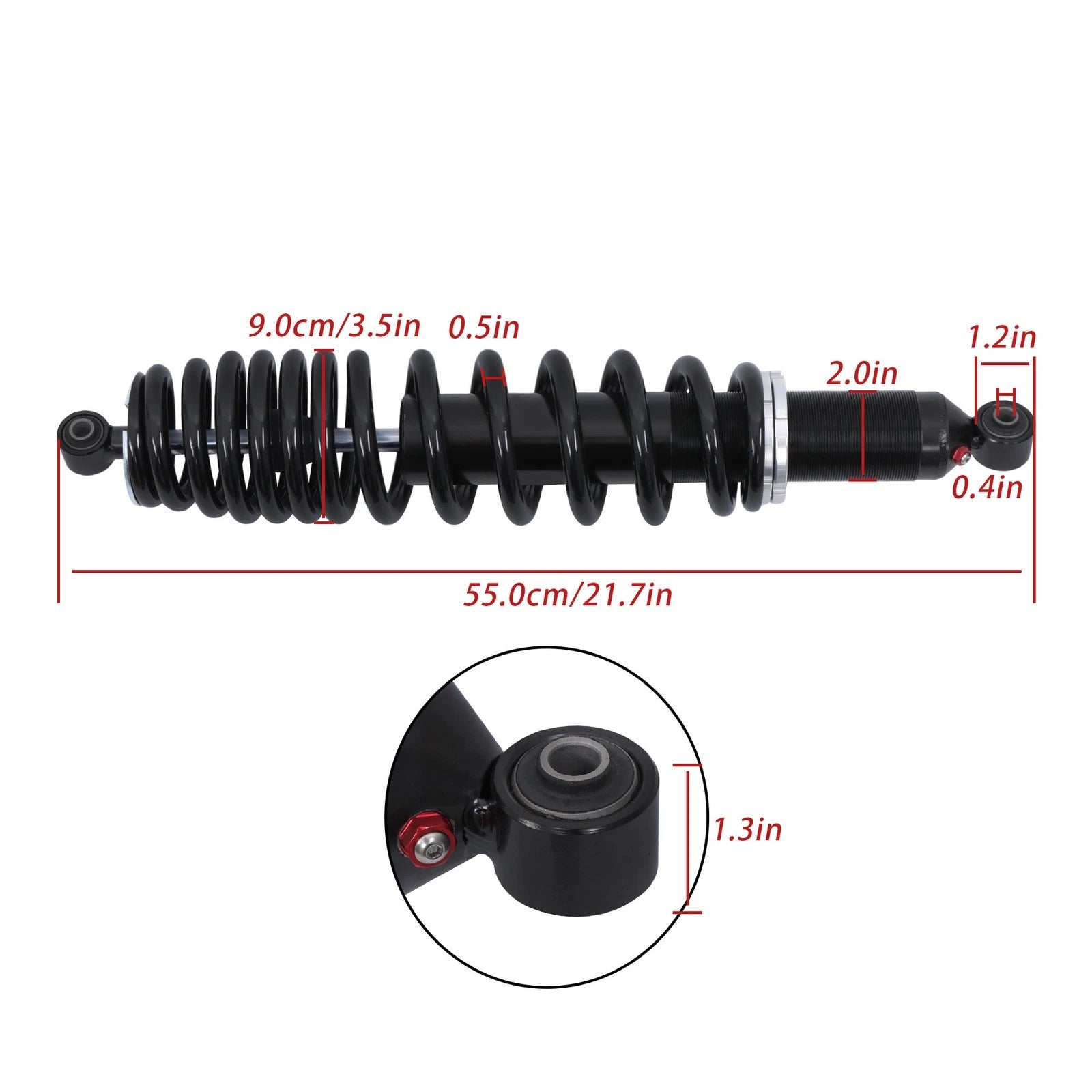 Rear Shocks for Can-Am XMR Defender 10 & MAX 10 (2019-2022)