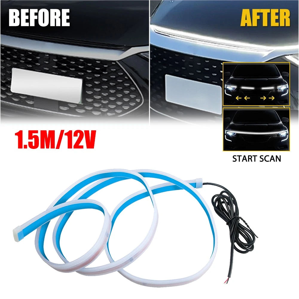 LED Hood Day Running Light Strip for Universal Fit (150/180cm)