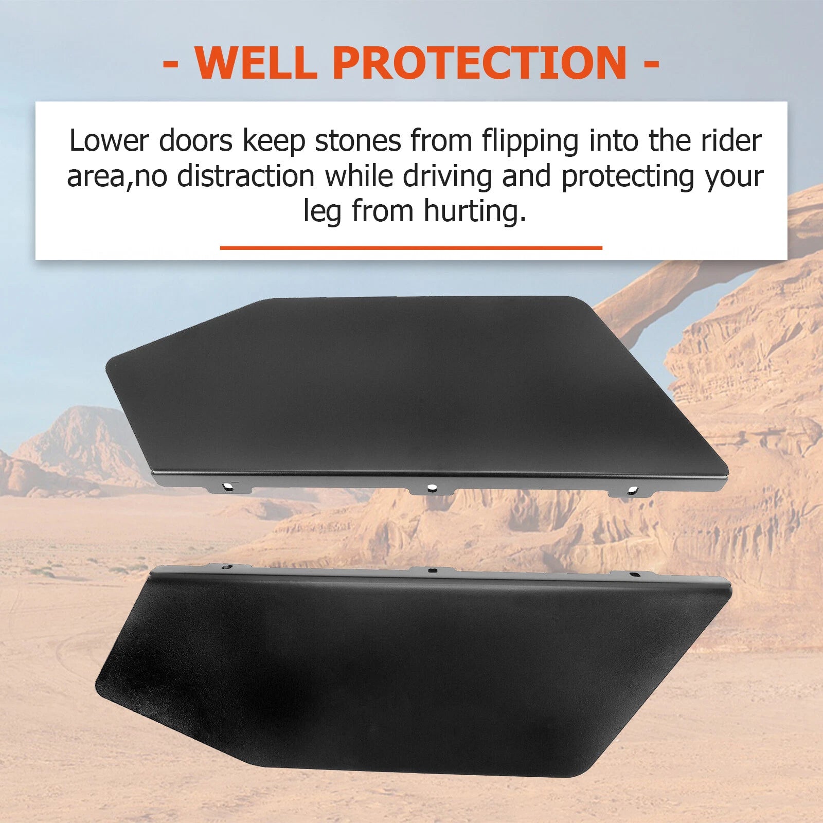 Lower Door Panel Inserts for Honda Talon 1000X-4 (2023–2024) Powder Coated