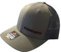 Kenworth Trucker Hat for Kenworth Trucks (Olive/Camo Mesh, Snapback)