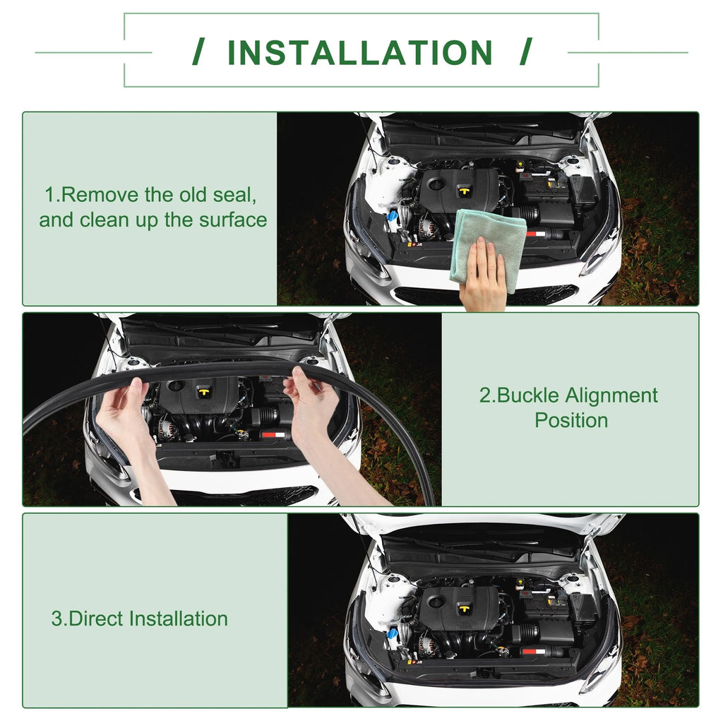 Rear Engine Hood Sealing Strip No. 74143TA0A00 for Honda Crosstour (2011–2015)