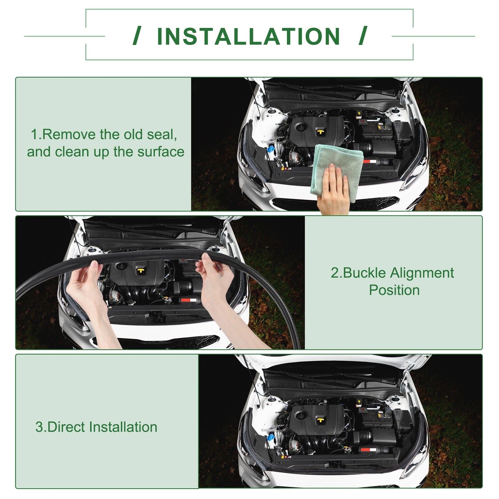 Rear Engine Hood Sealing Strip No. 74143TA0A00 for Honda Crosstour (2011–2015)